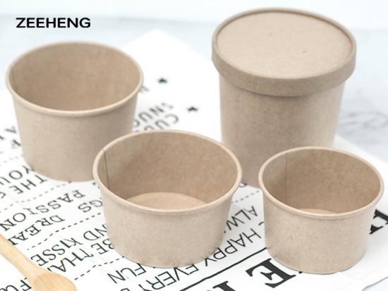 Bamboo pulp soup cups
