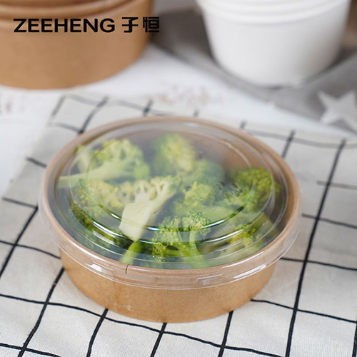 ZEEHENG Food Grade Paper Bowl, Cocok Untuk Segala Jenis Makanan
